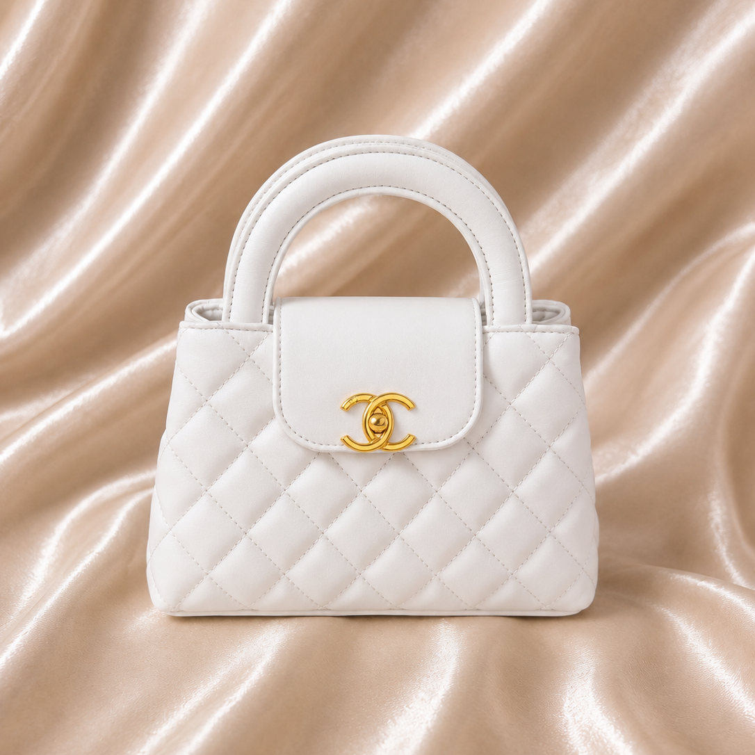 Sac matelassé blanc